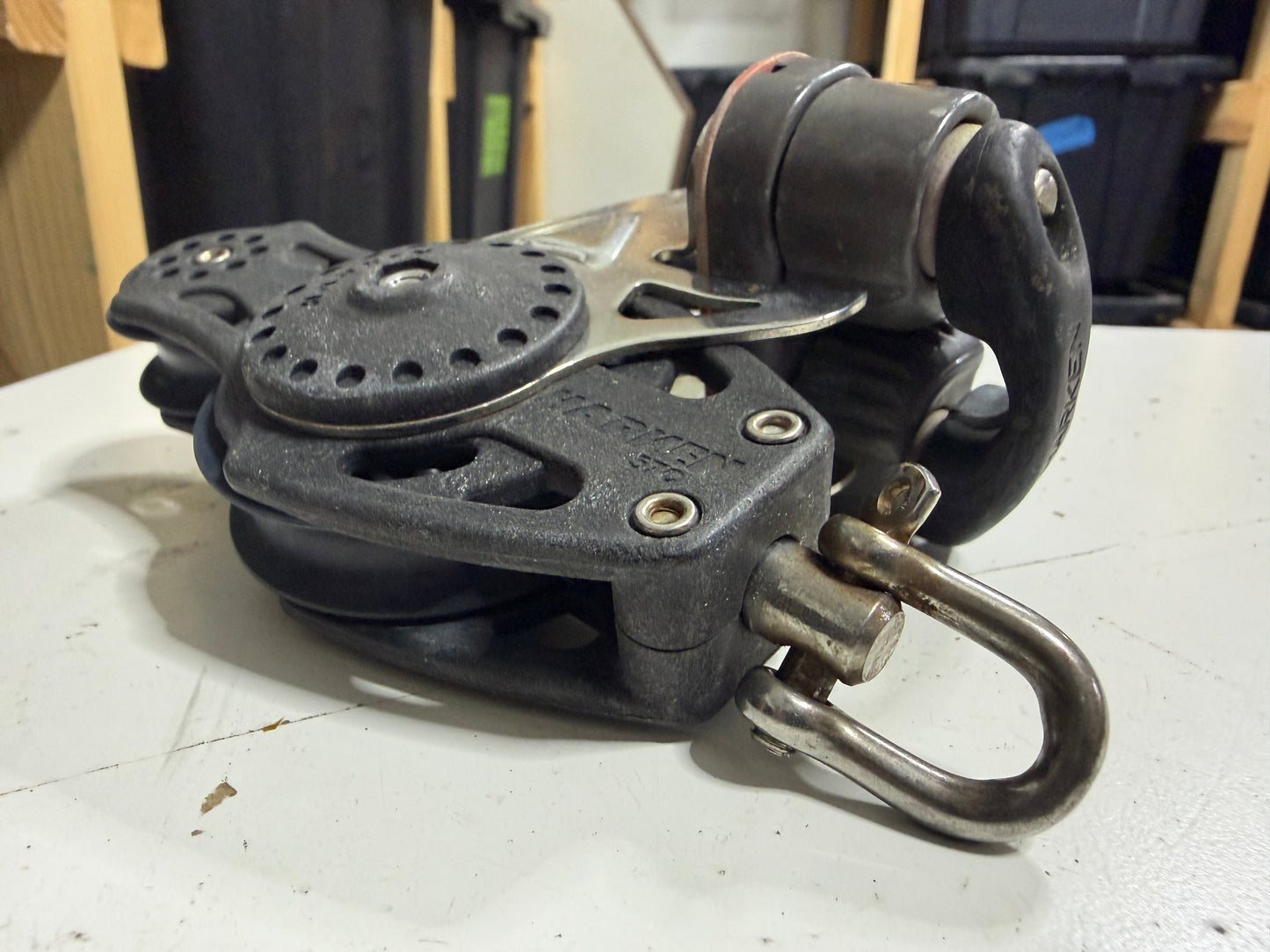 Harken 57C Fiddle Block With Cam Cleat - 7/16" Line