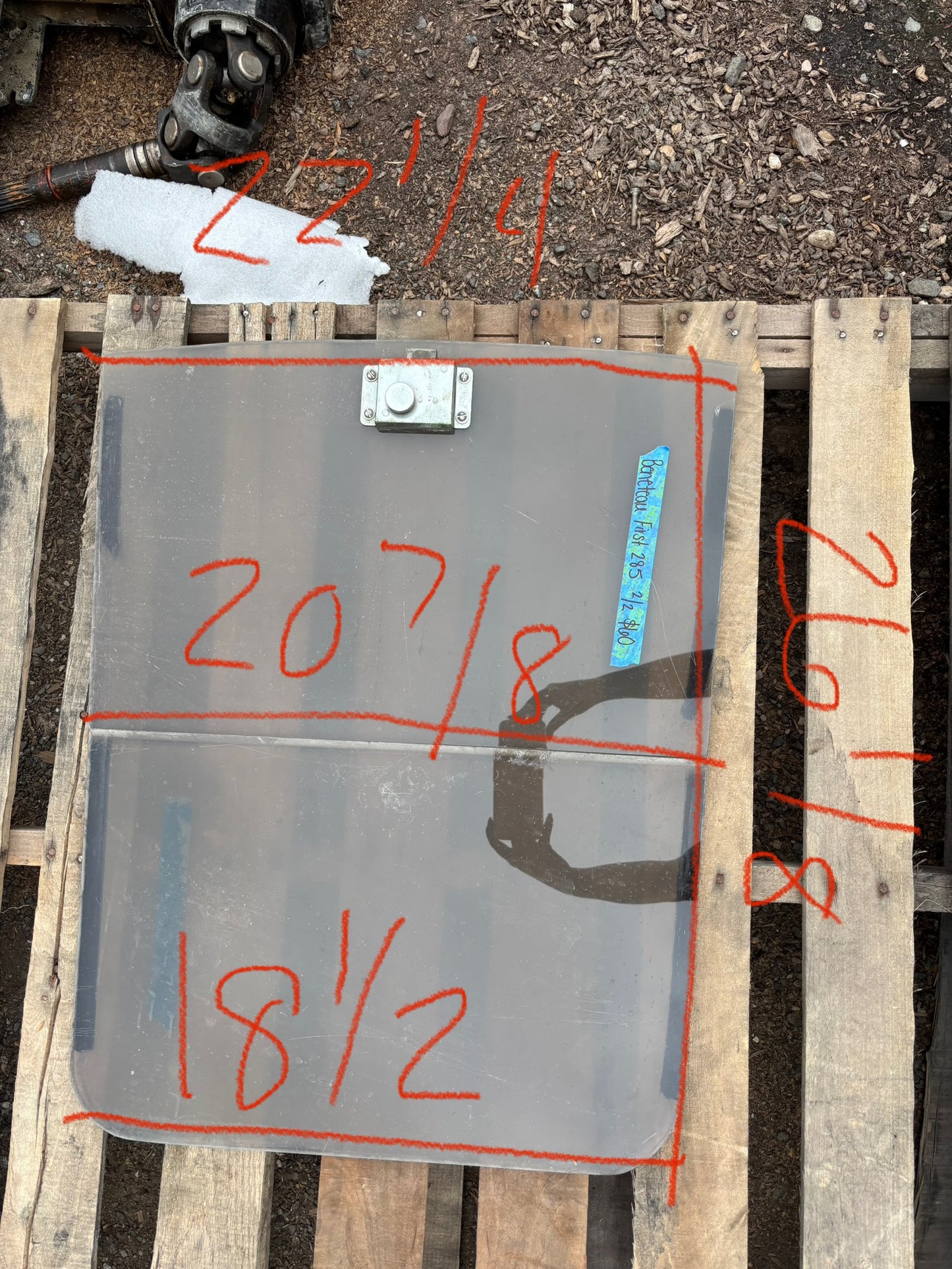 Set of 2 Plexiglass Companionway Boards Off Beneteau First 285 -- #37