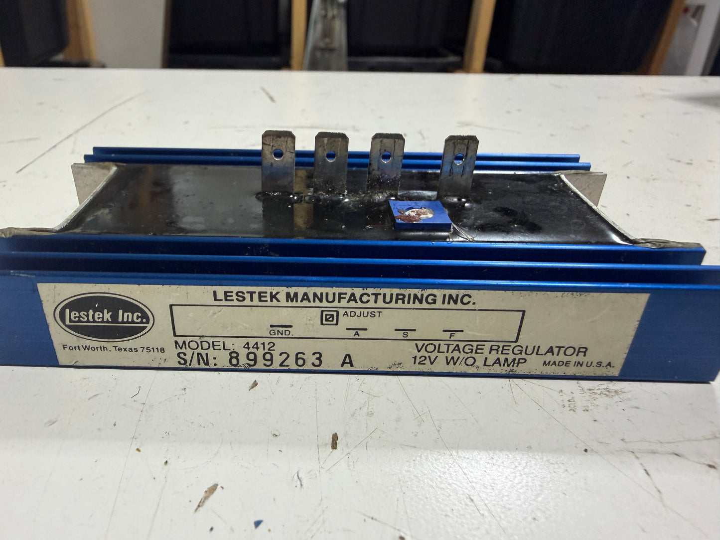 2 Piece Lestek MFG MODEL 6116XHD & MODEL 4412 Voltage Regulator