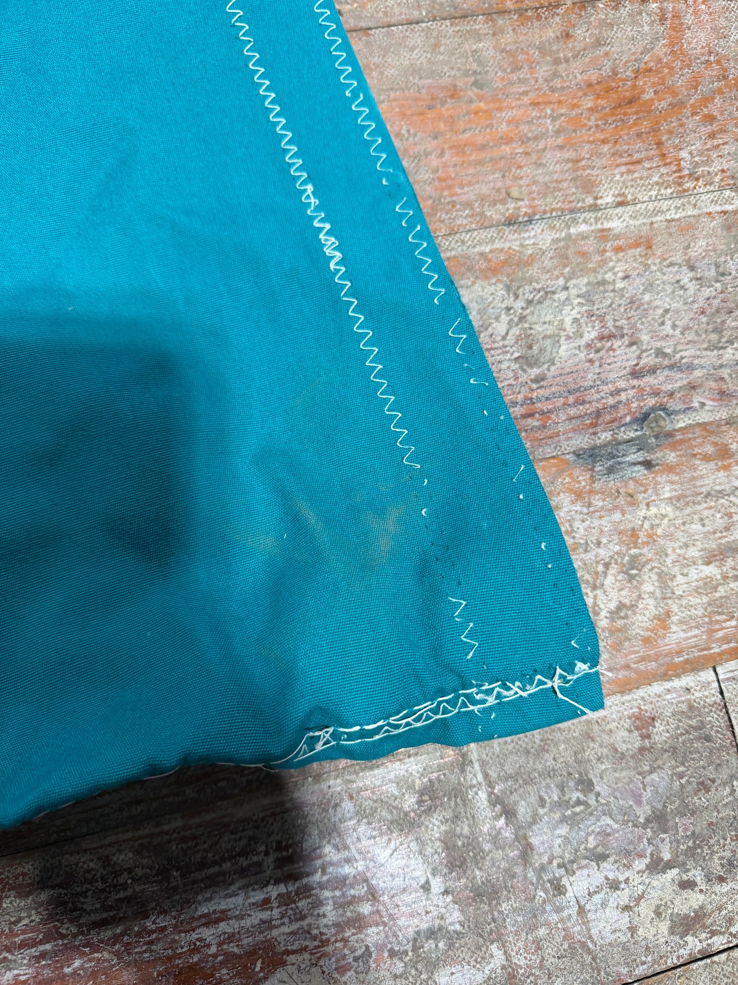 12'8" Long Teal Blue Mainsail Canvas Cover