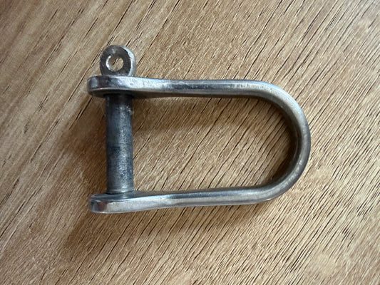 Large D Shackle - 5/16" Pin Diameter x 1 3/16" Width