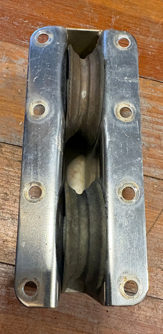 Mast Double Exit Block 6" x 2 1/2"