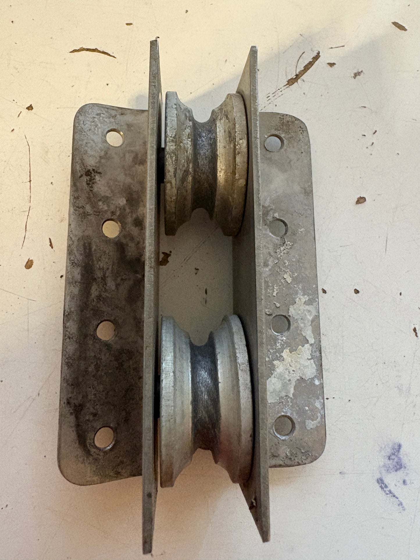 Mast Double Exit Block 4" long