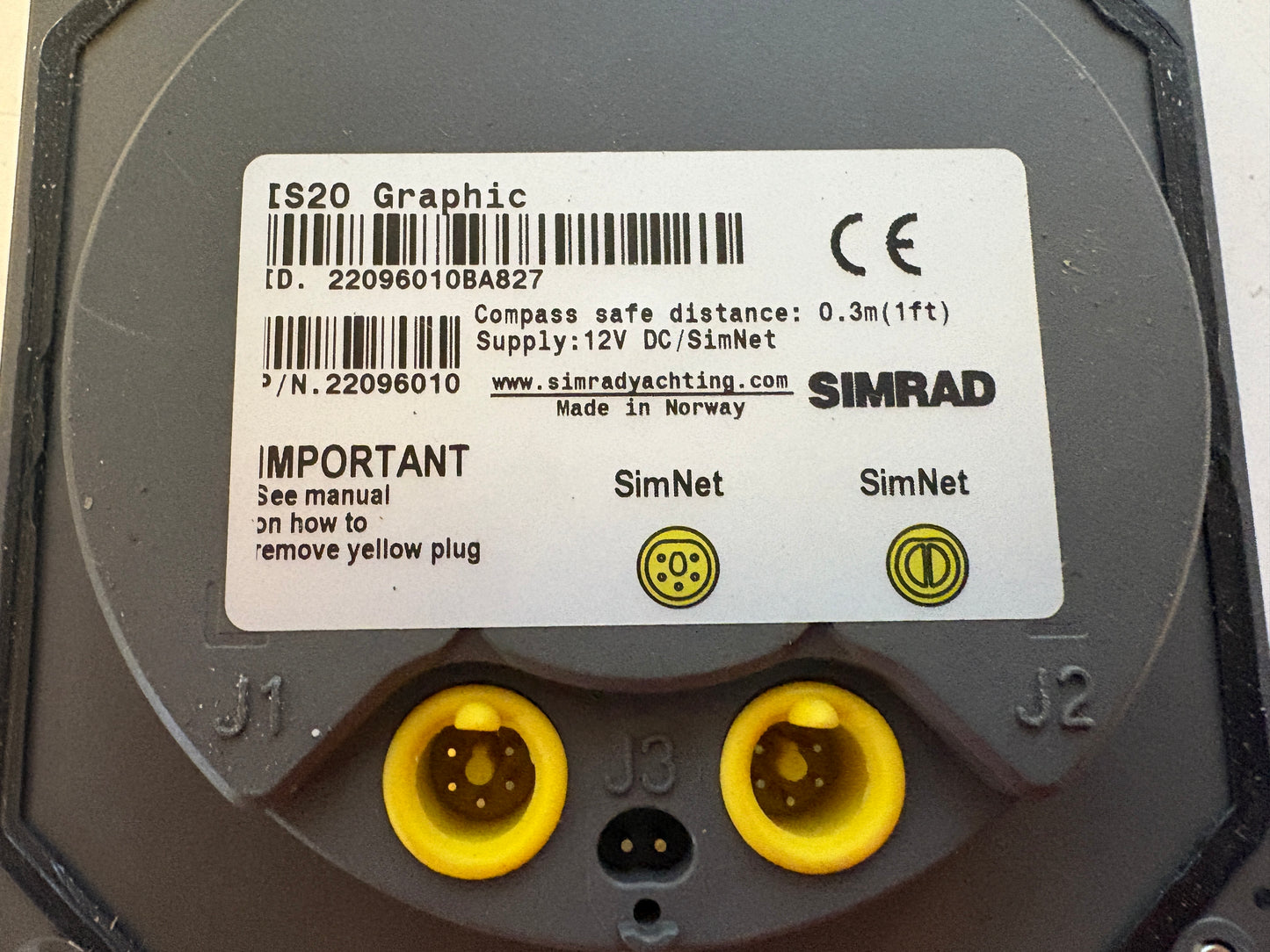 Simrad IS20 Control Head