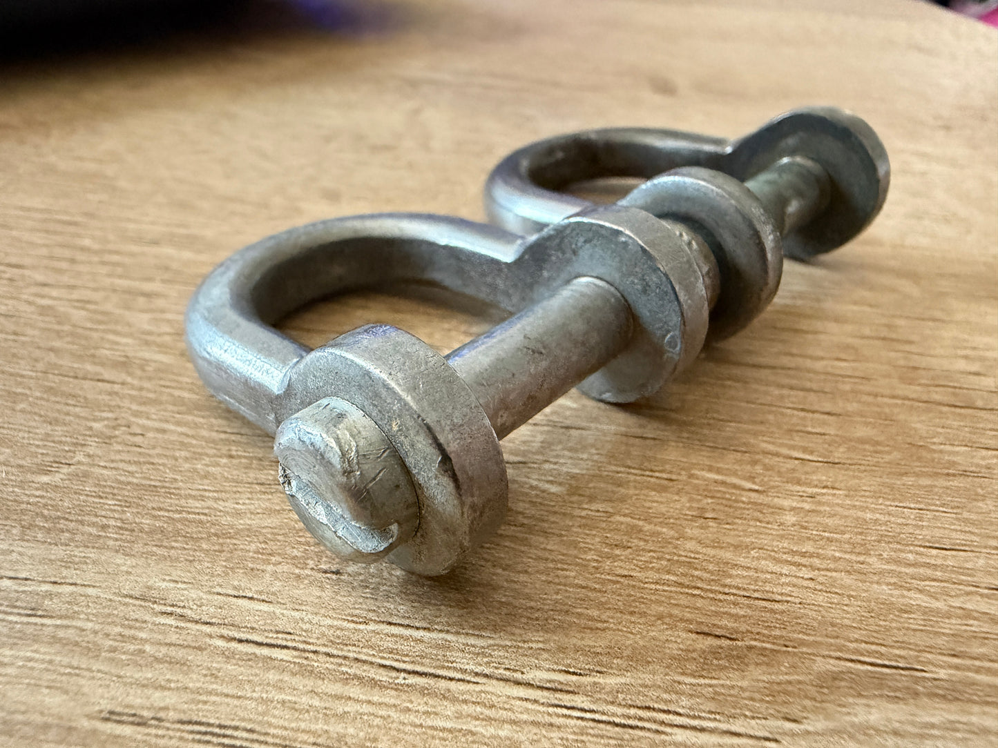 PAIR D Shackles - 5/16" Pin Diameter x 7/8" Width