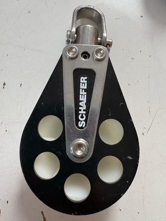 Schaefer 2 1/2" Single Swivel Block - 3/8" Line