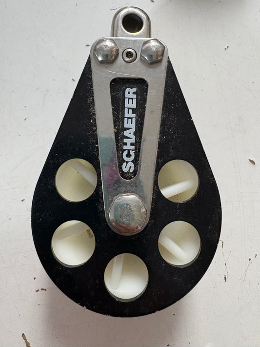 Schaefer 2 1/2" Single Swivel Block - 3/8" Line