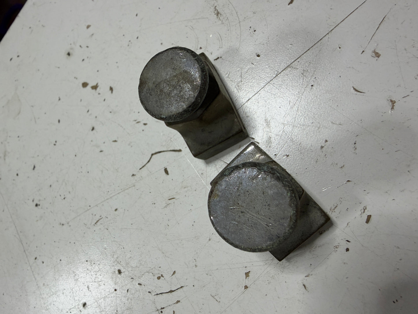 PAIR 1" Pull Top Bronzed Track Ends