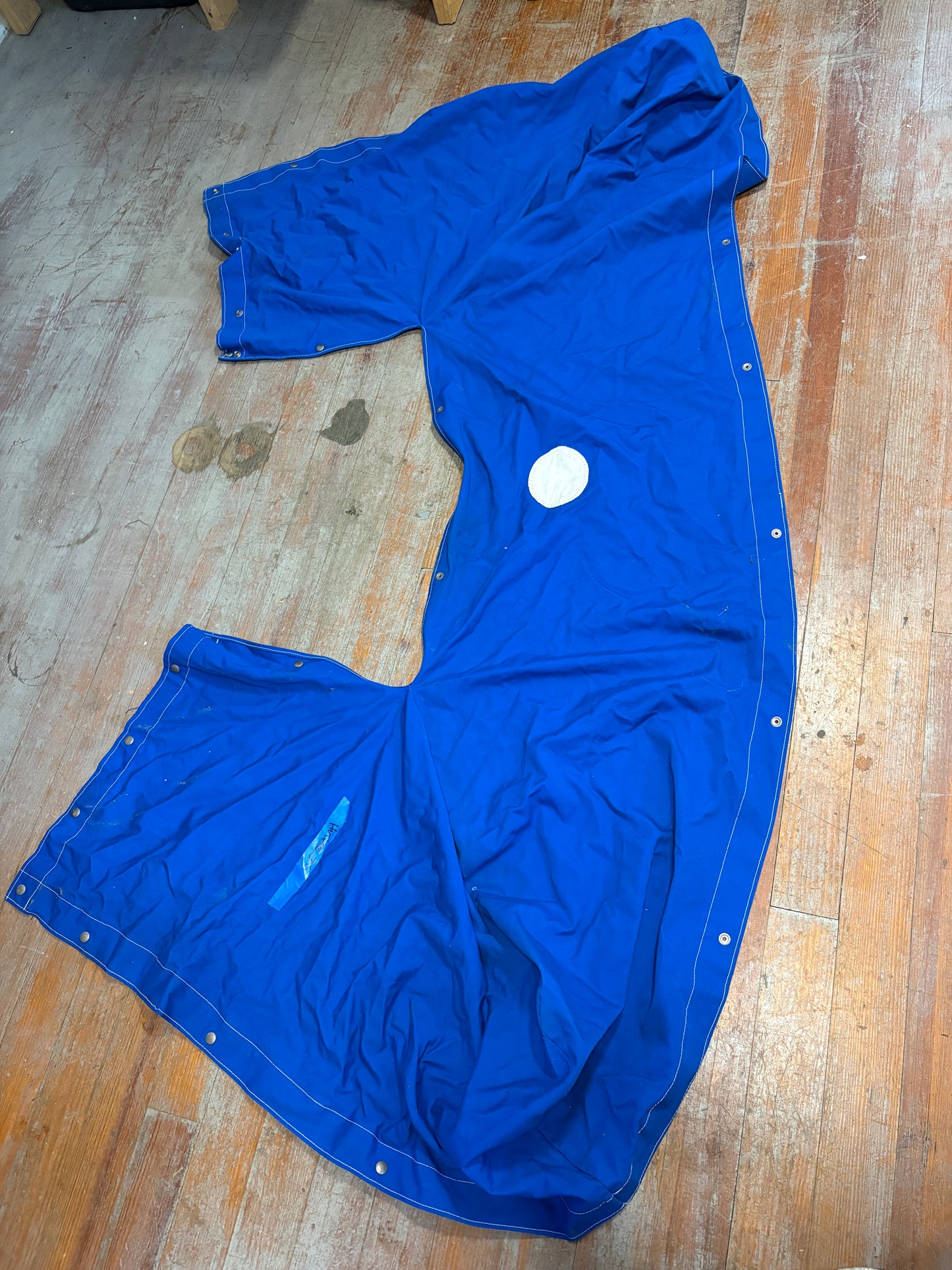 Blue Canvas Piece from Hunter 30
