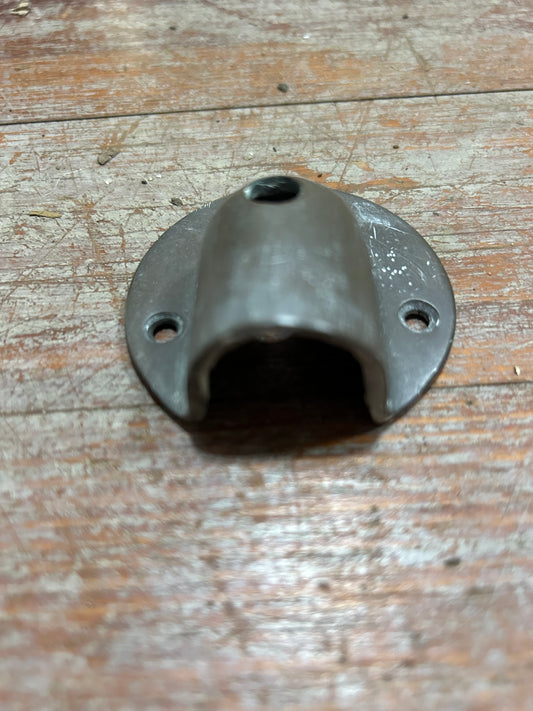 Vintage Stainless Steel Marine Clamshell Vent Cover – 2-1/4” Dia, 7/8” Opening