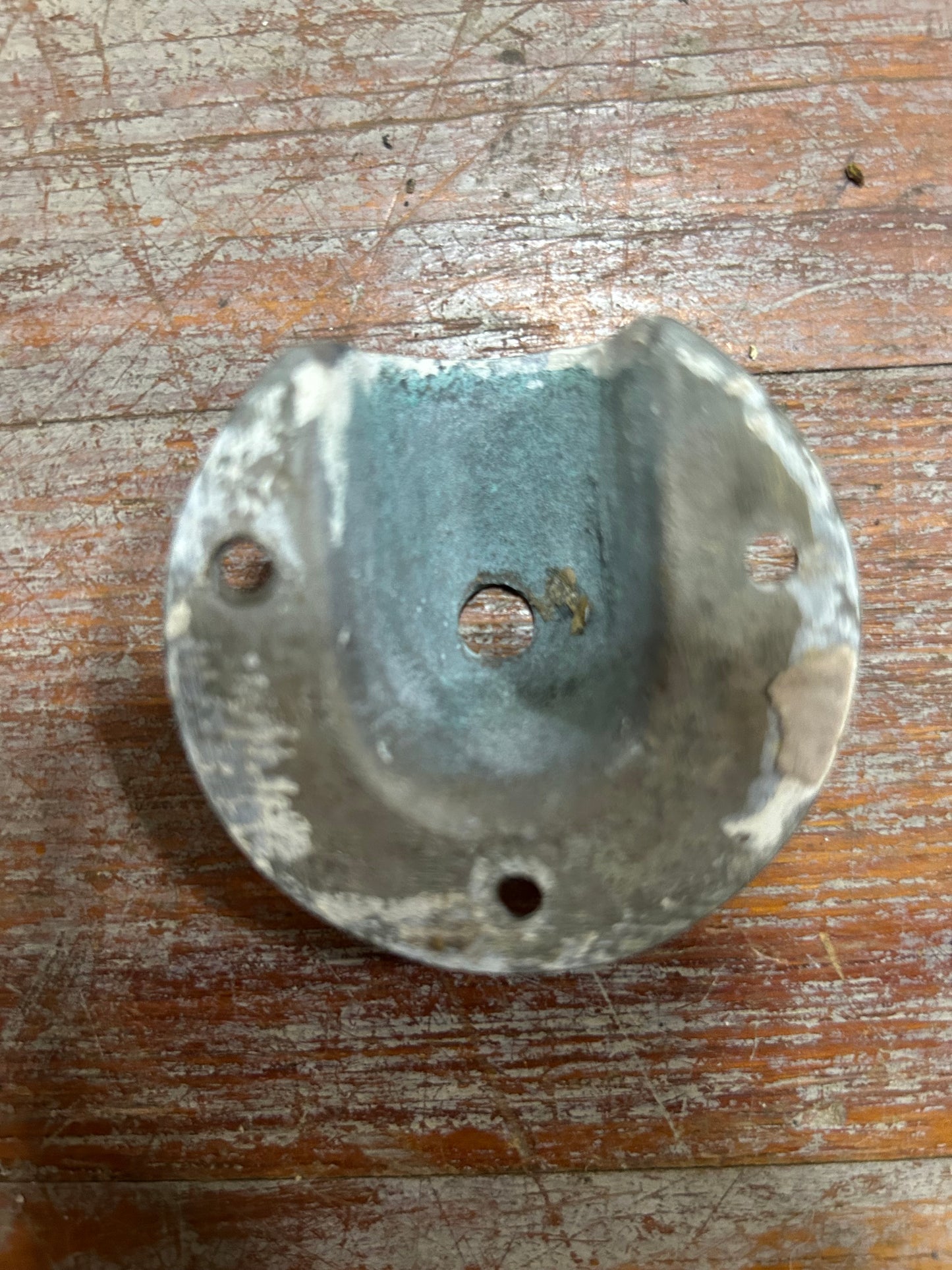 Vintage Stainless Steel Marine Clamshell Vent Cover – 2-1/4” Dia, 7/8” Opening