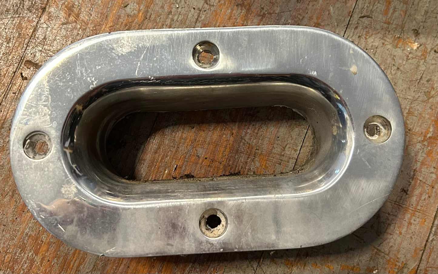 Stainless Steel Oval Deck Hawse Pipe 7” x 4” Marine Boat