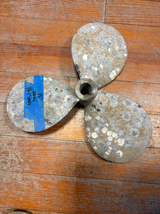 3 Blade Bronze Prop 15" RH