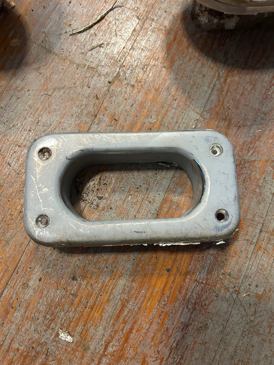 Stainless Steel Oval Hawse Pipe  6” x 3-1/4” off of a Custom 32