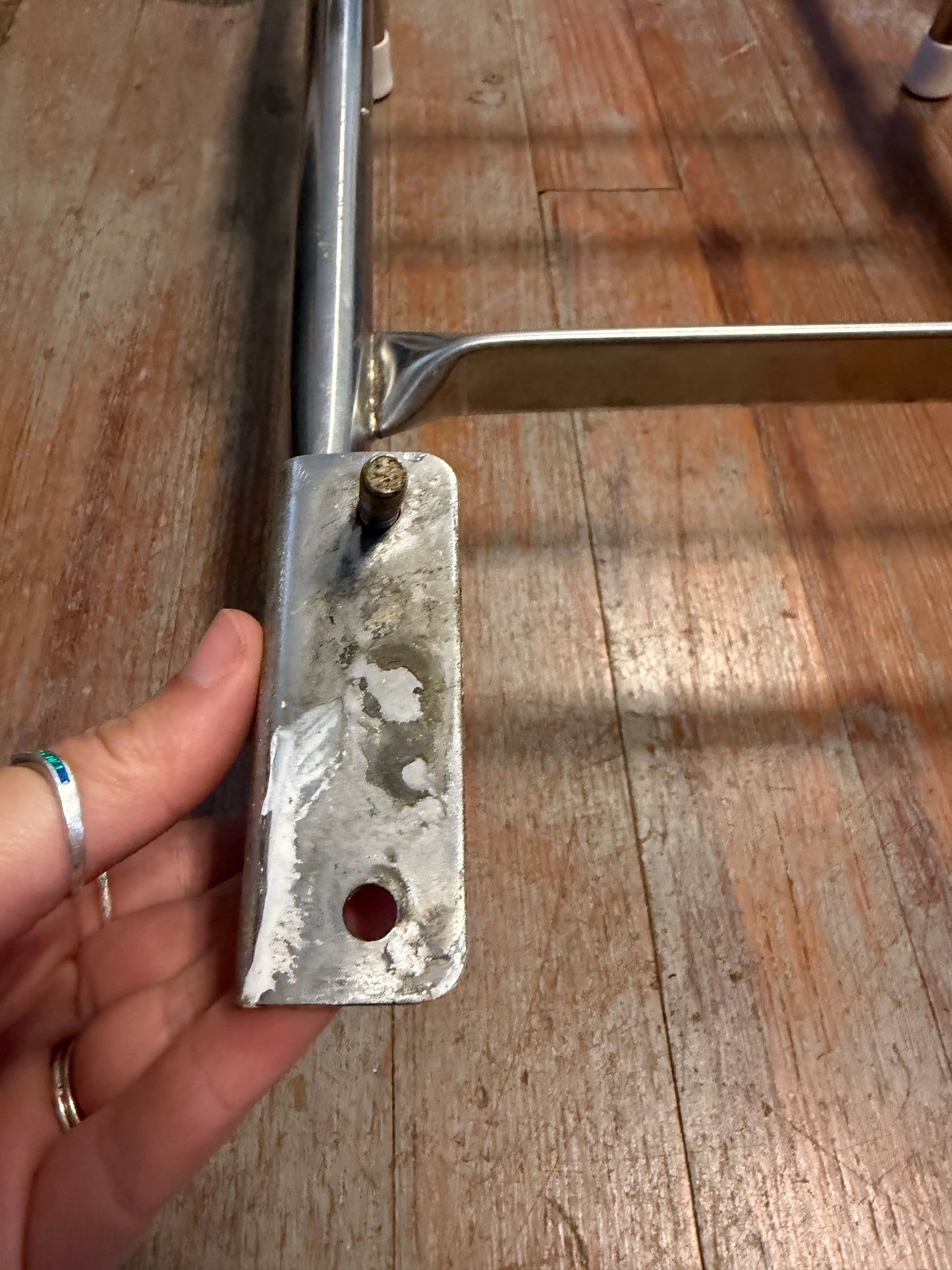 5 Step Stainless Steel Boarding Ladder - 48" Length