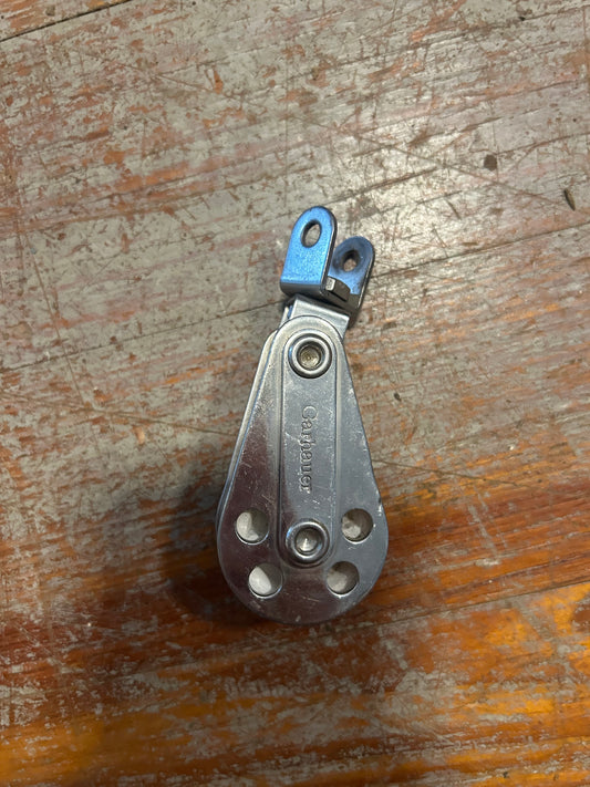 Garhauer Single Swivel Block 1-3/8” Sheave Stainless Sailboat Pulley 3/8” Line