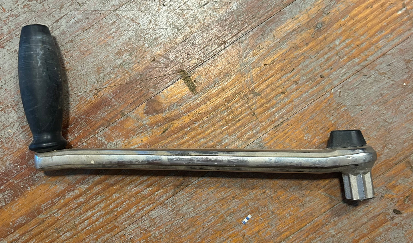 Andersen Denmark 10-7/8” Stainless Sailboat Winch Handle Locking 5/8” Star Drive