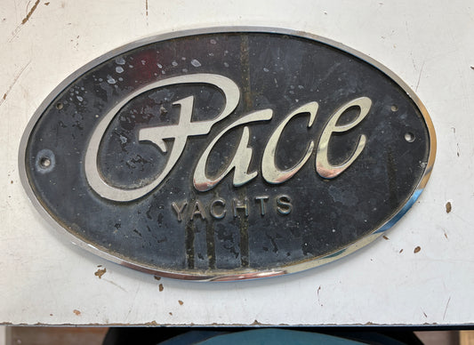 Pace Yachts Stainless Steel Plaque