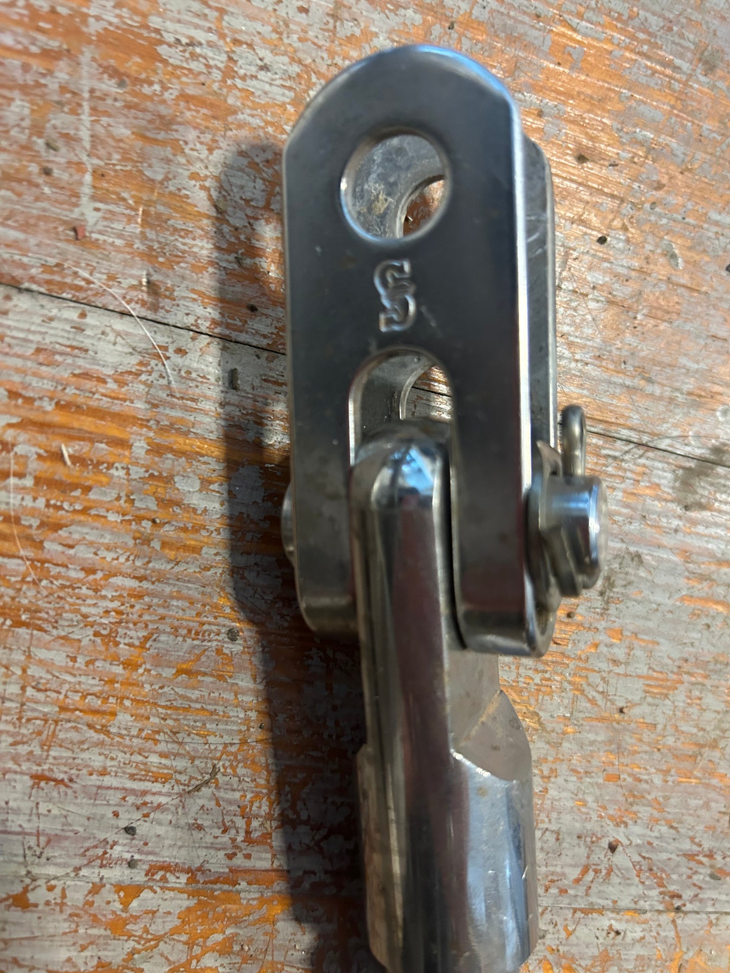 Stainless Steel Forestay w/ Turnbuckle 33’ 5”-  1/4” Wire 1/2” Pins