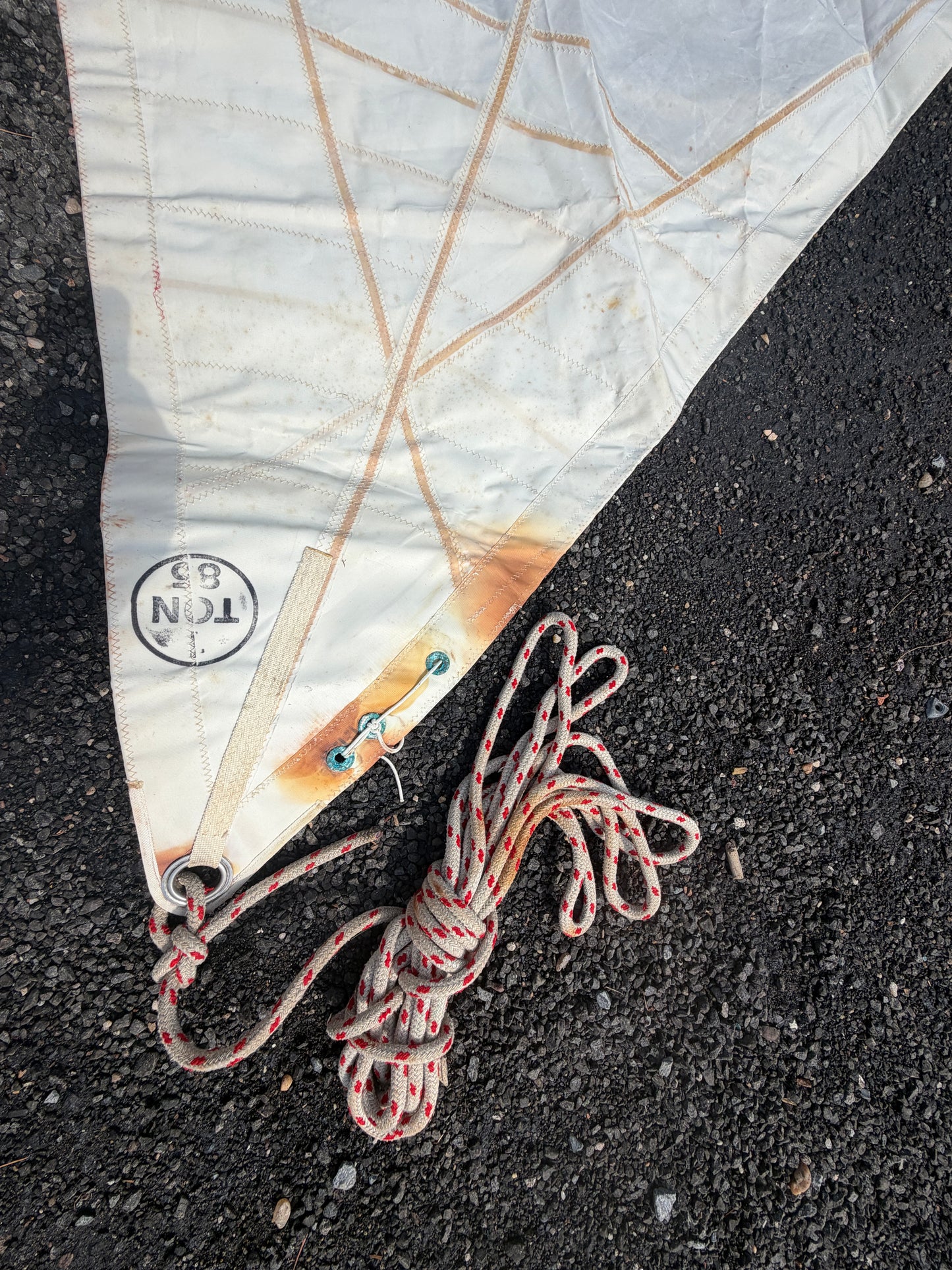 Humphries 42 IOR - T R Y Sail - 20'3" x 25' x 10'10"
