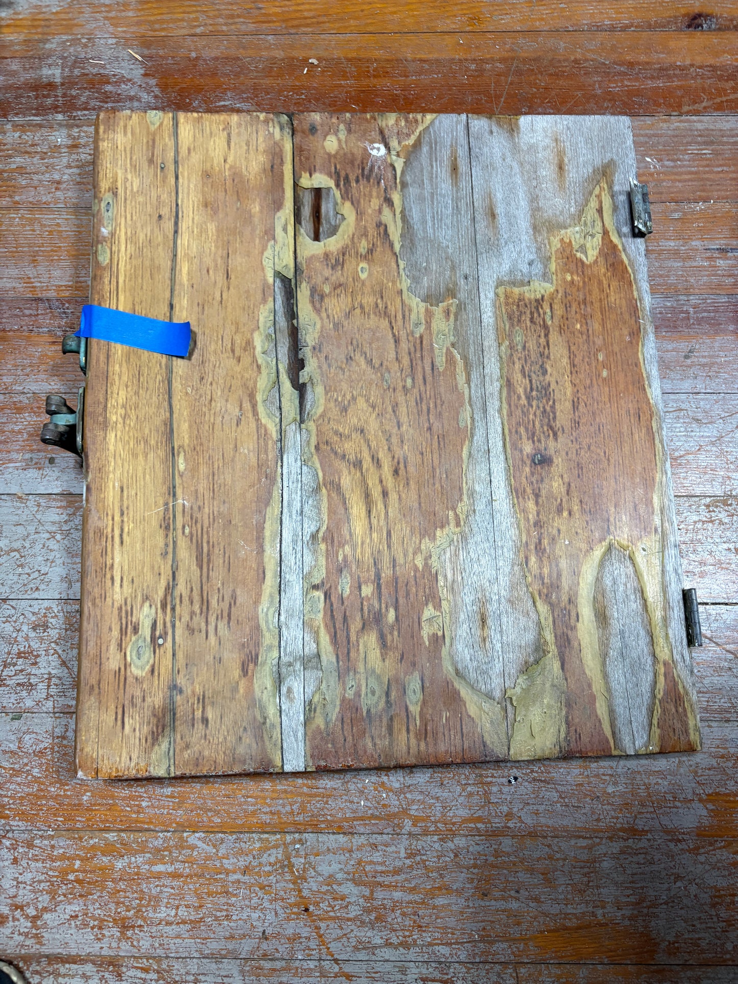Teak Hatch with Bronze Hardware from Tripp 30 #339