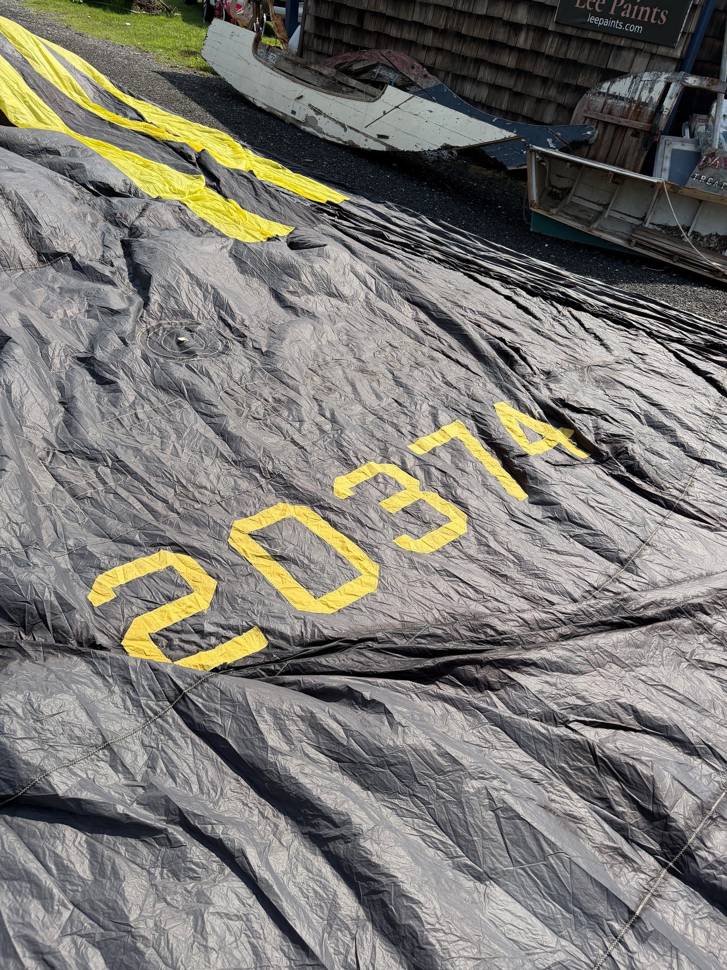 49'3" x 49'3" x 28'9" Symmetrical .75oz Spinnaker WITH 52' Sock - Humphries 42 IOR