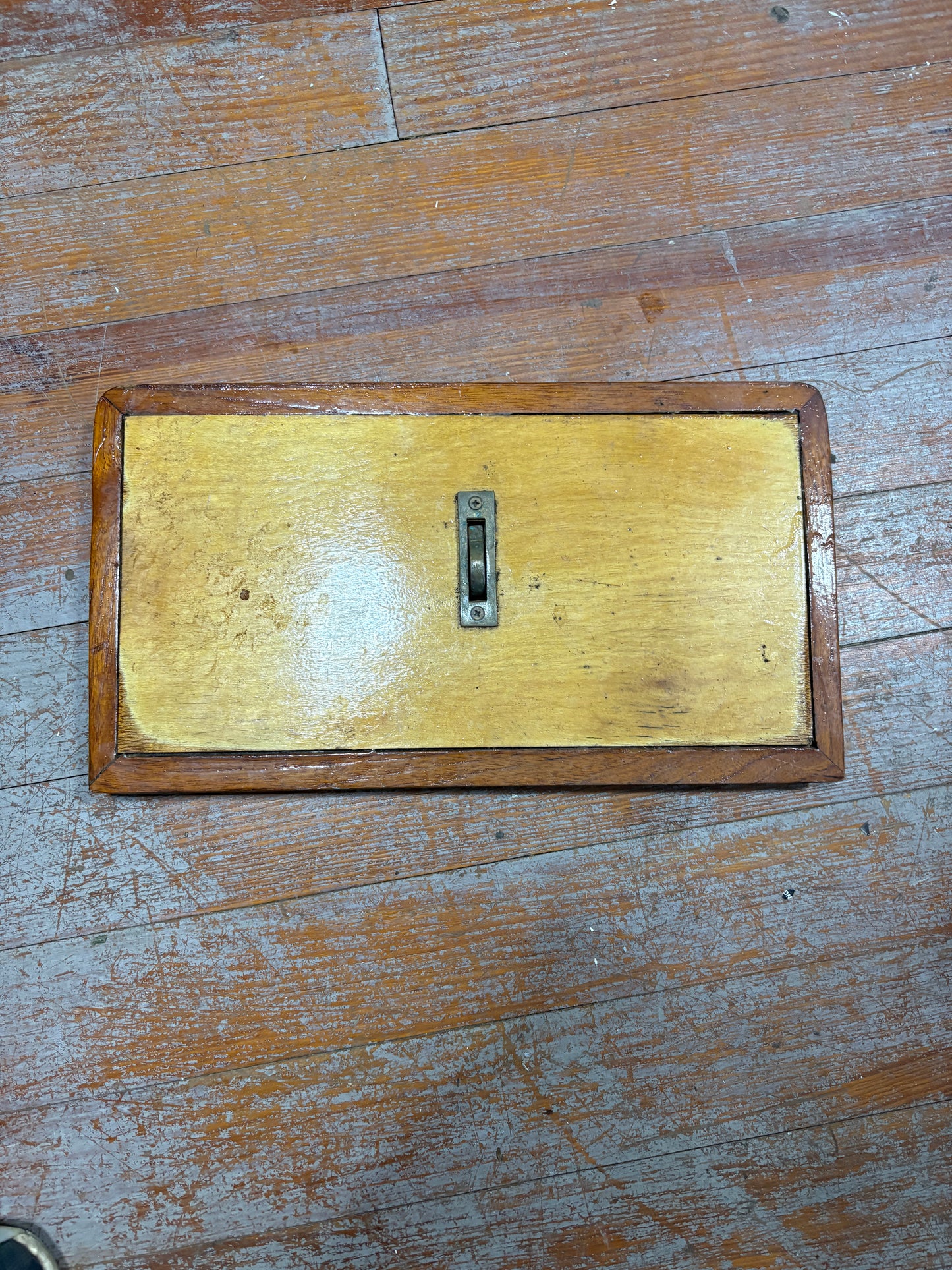Teak Interior Ice Box Lid from Tripp 30 15 1/2 x 8 1/2" #340