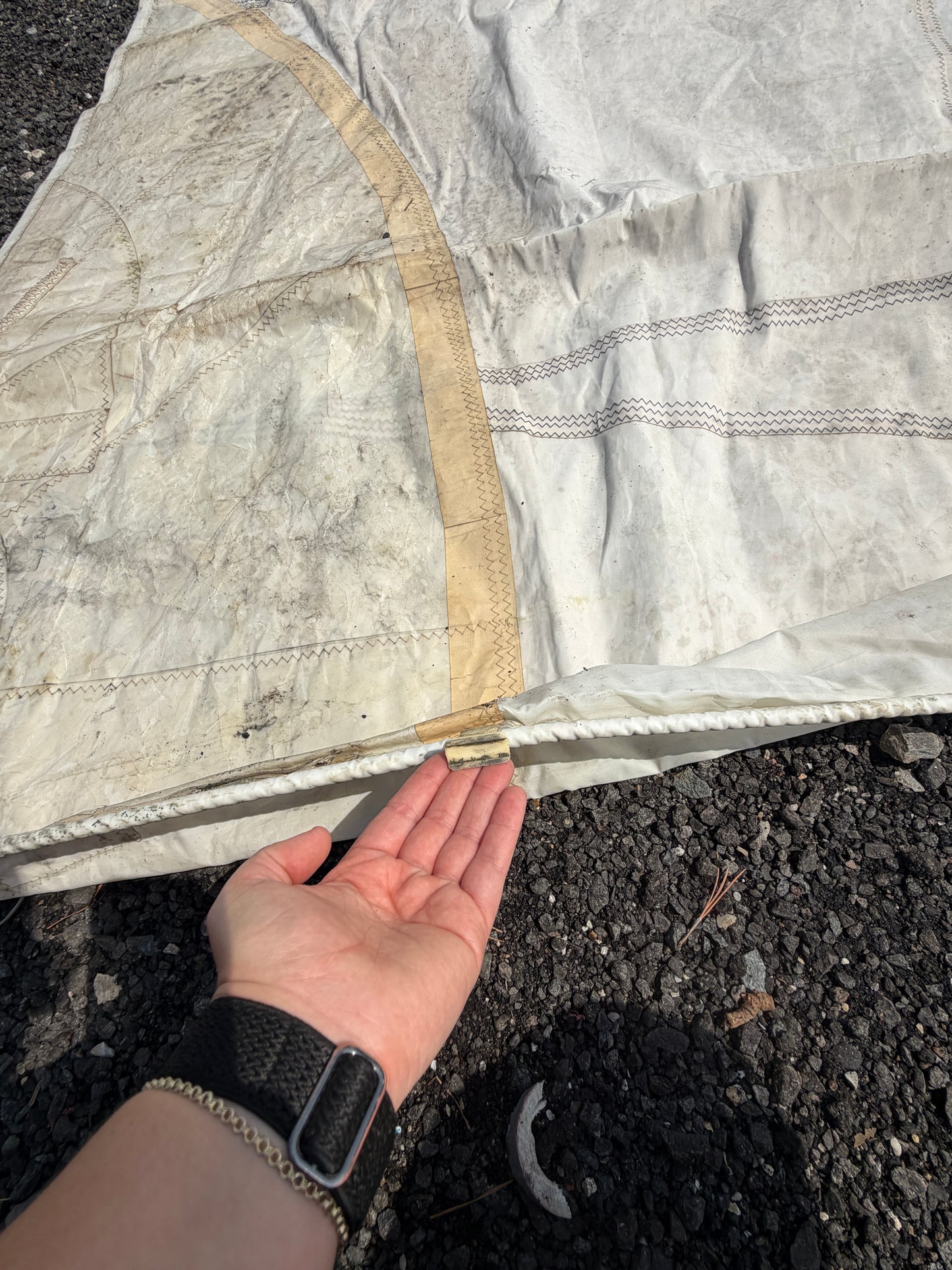 7.75oz Main Sail - 45'5 Luff x 48'5" Leech x 13' Foot - Humphries 42 IOR