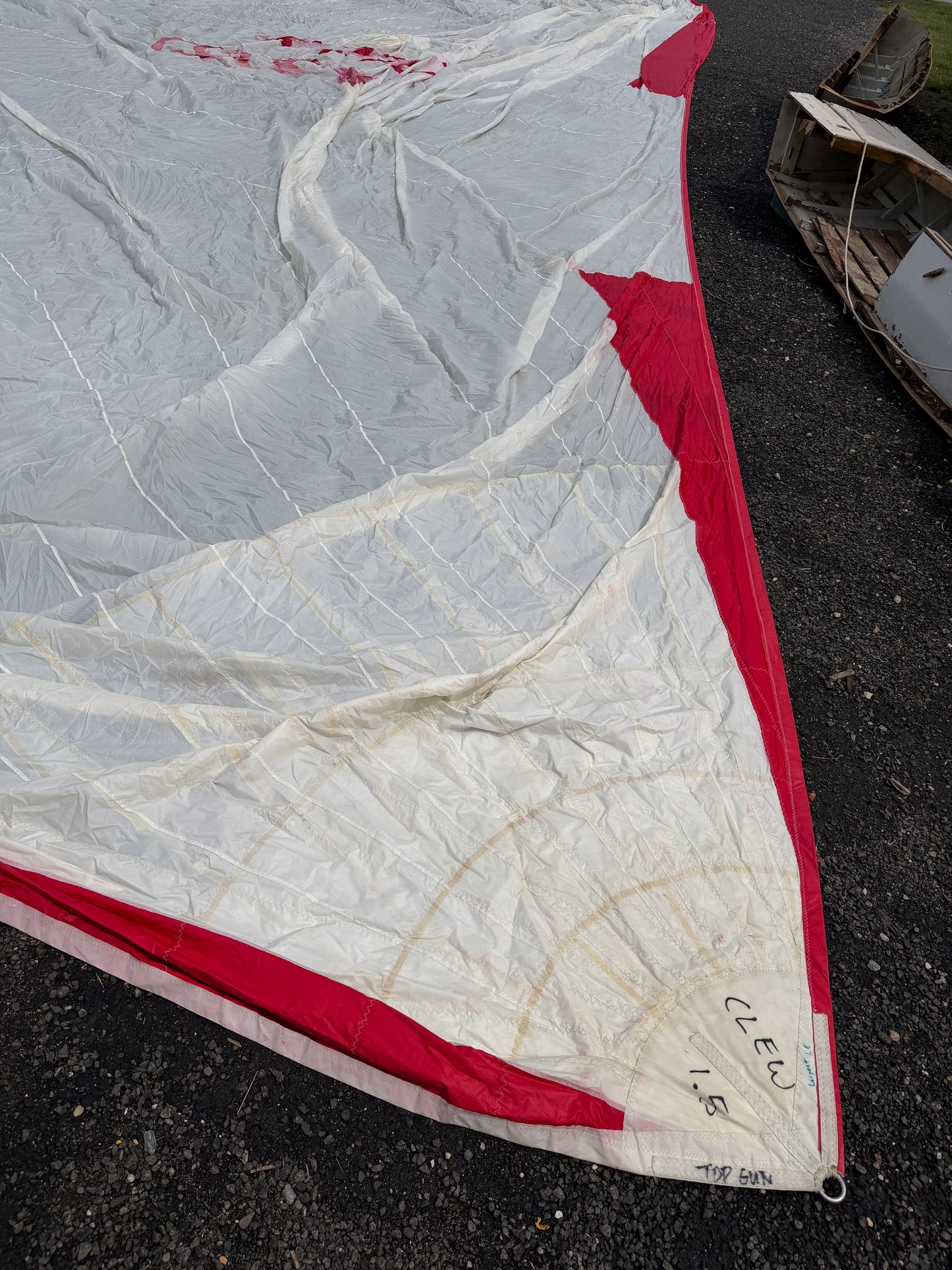 1.5oz Symmetrical Spinnaker Sail - 52'3" x 52'3" x 26'7" - Humphries 42 IOR