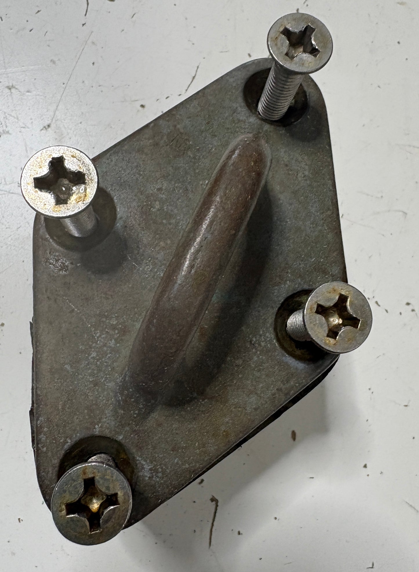Vintage Bronze Pad Eye on Plastic Base off of Tripp 30