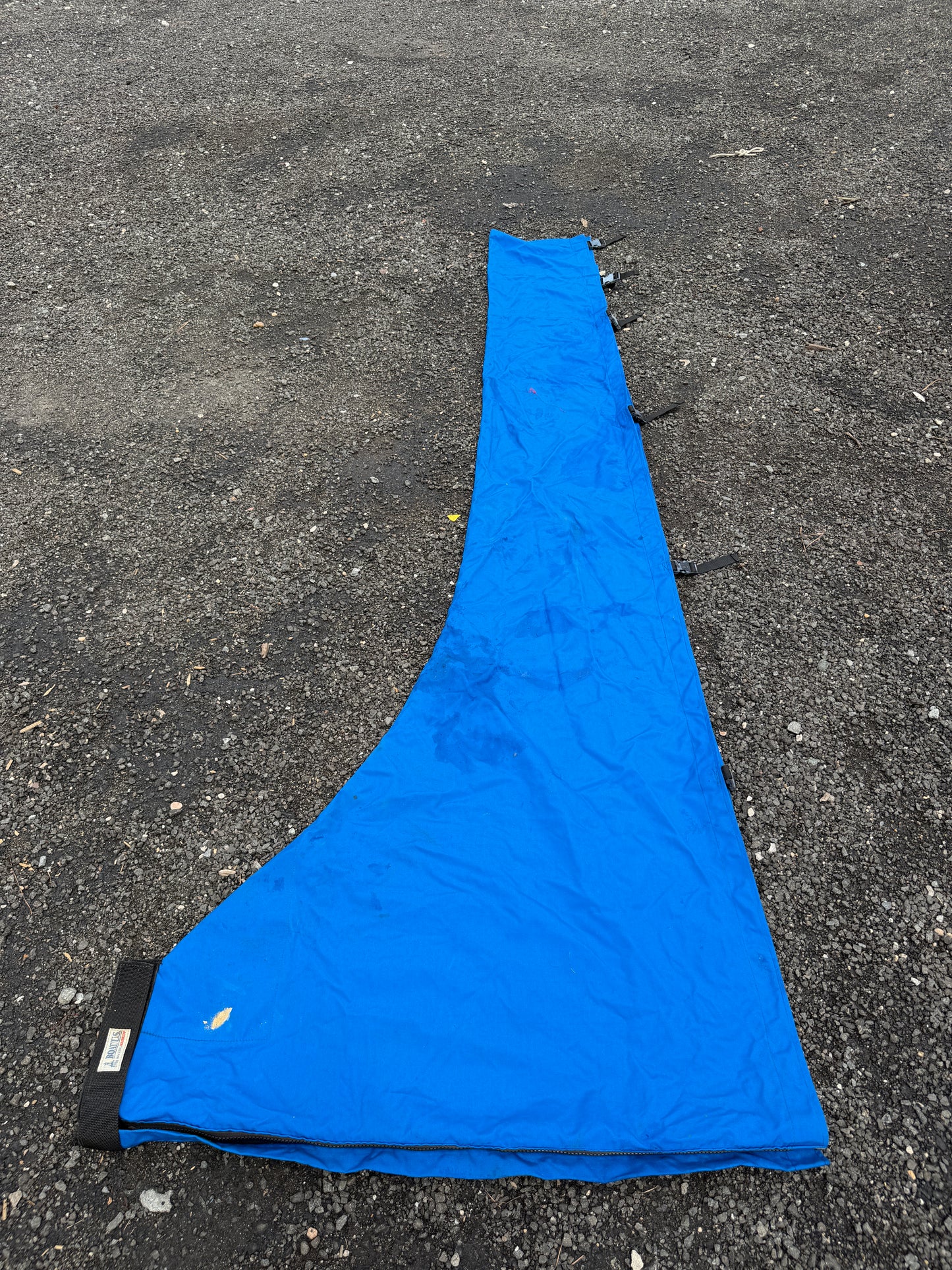 9'8" Pacific Blue Canvas Main Sail Cover