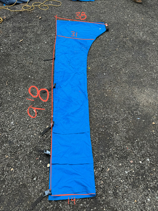 9'8" Pacific Blue Canvas Main Sail Cover