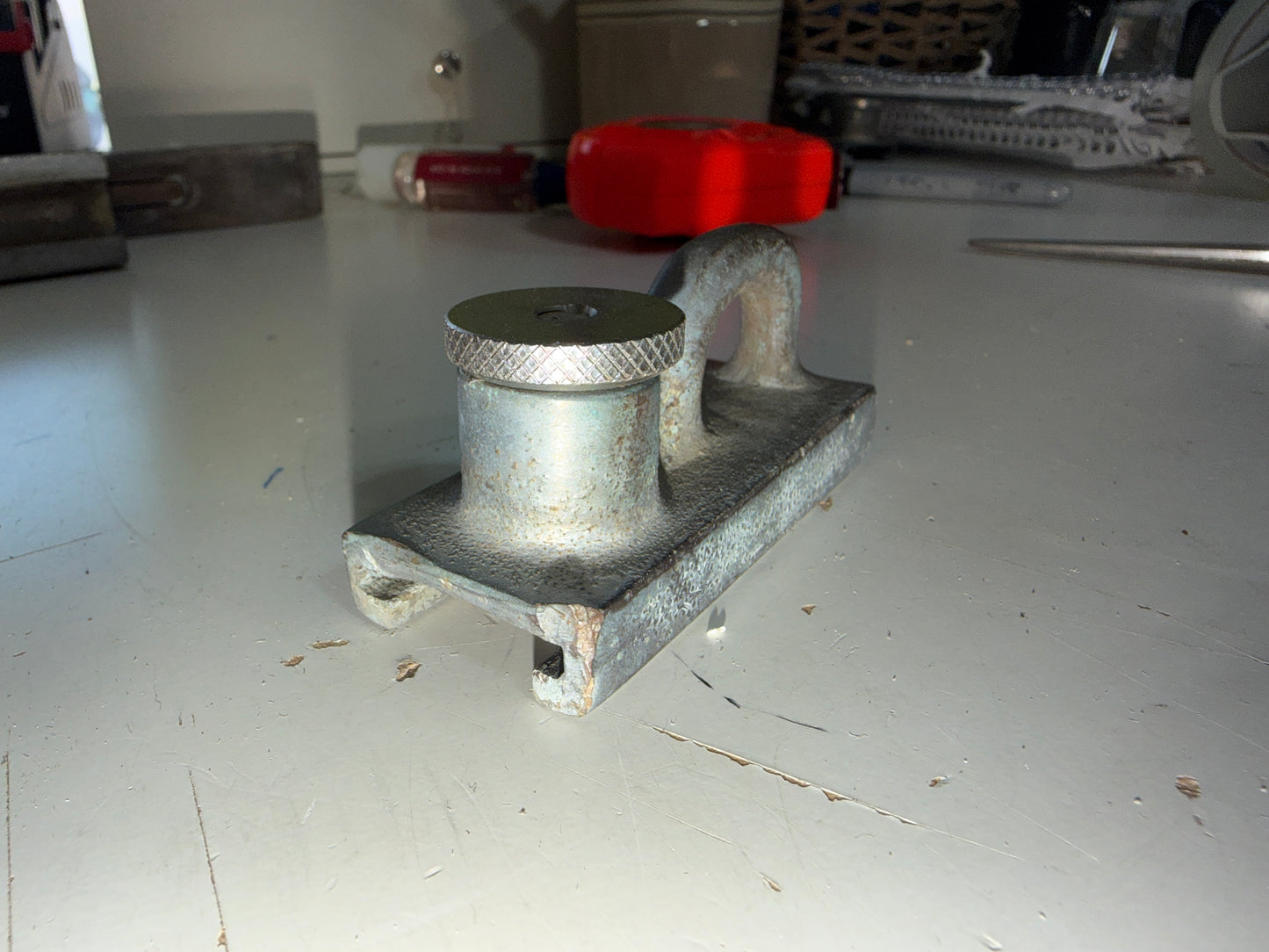 Chromed 1" Pull Top Track Car
