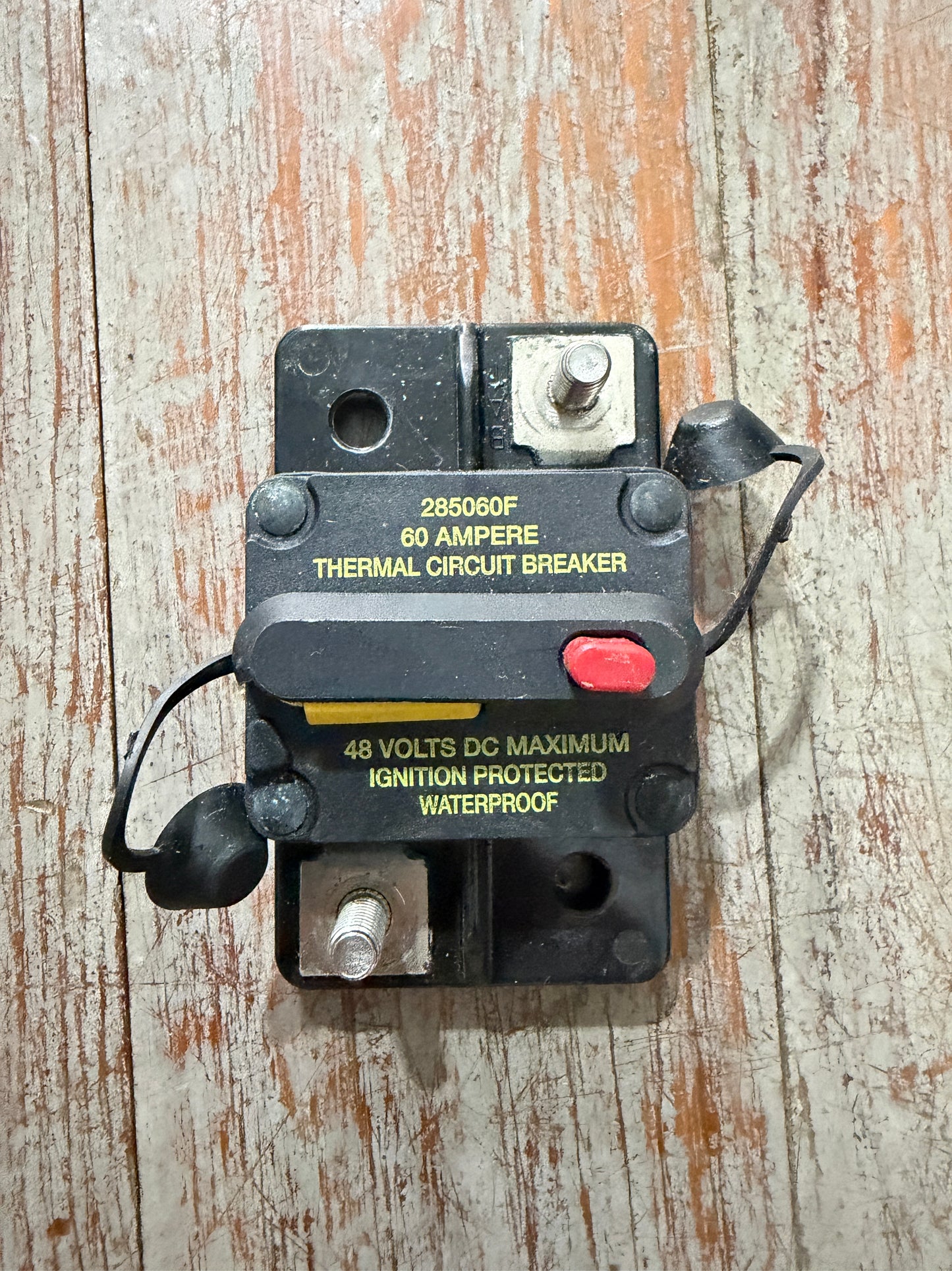 Blue Sea System Thermal Circuit Breaker Surface Mount 60 AMP - 48 VDC