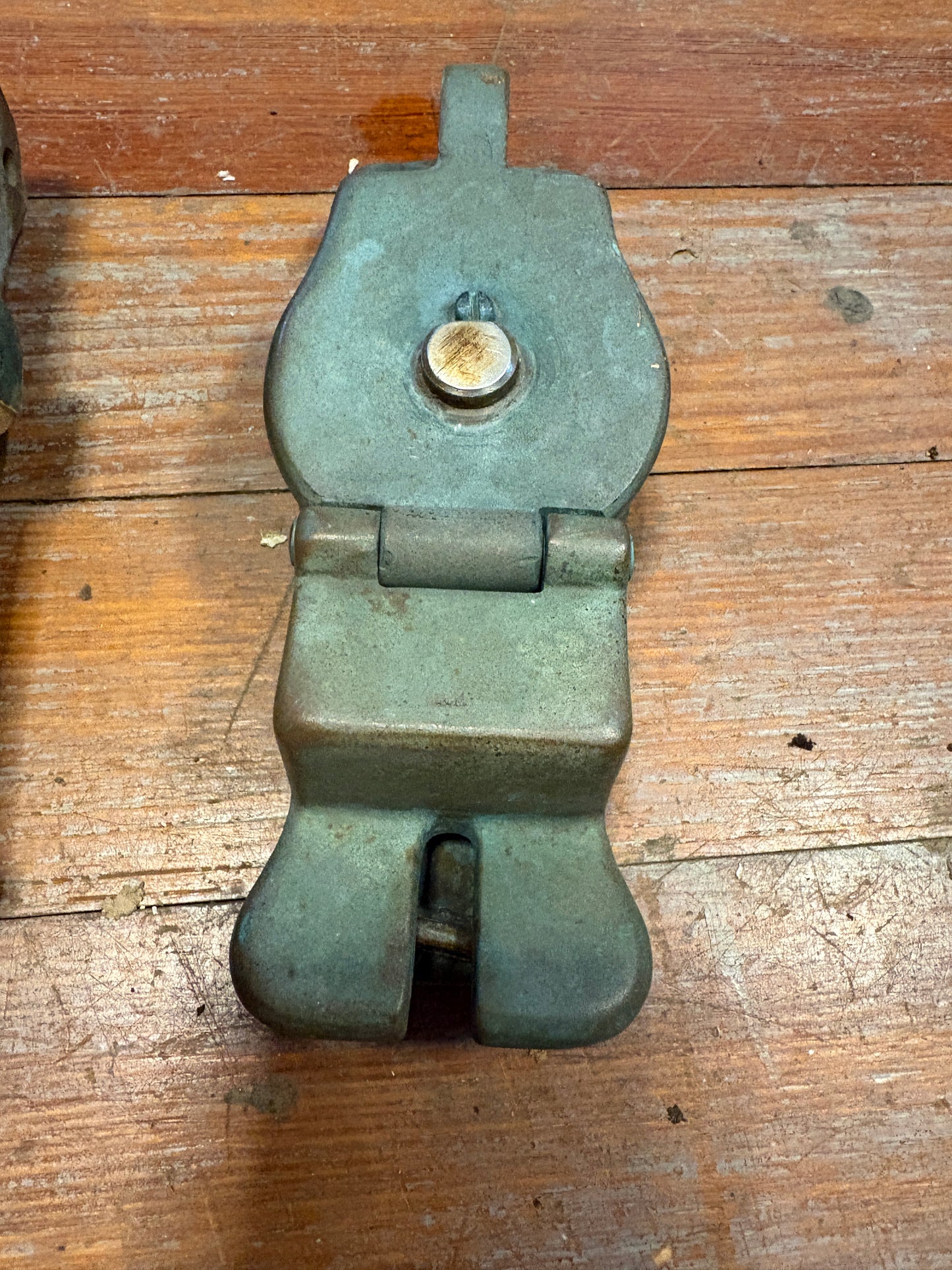 Vintage Bronze Merriman Latching Cheek Snatch Foot Block off of Tripp 30 PAIR