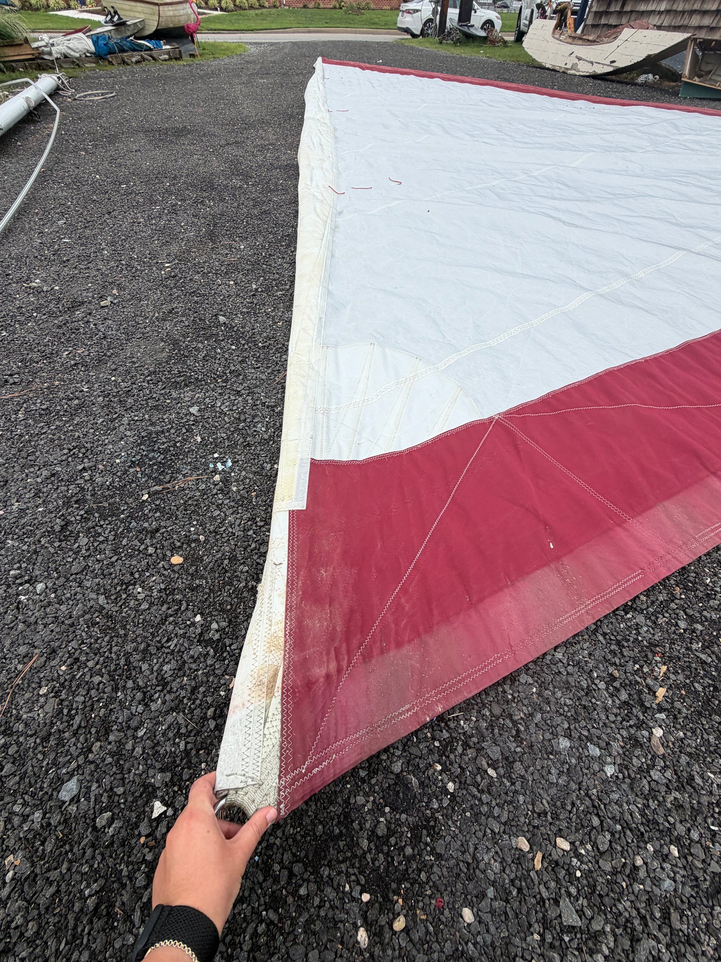 Downeaster 38 Roller Furling Sail - 44'5" x 40' x 23'9"