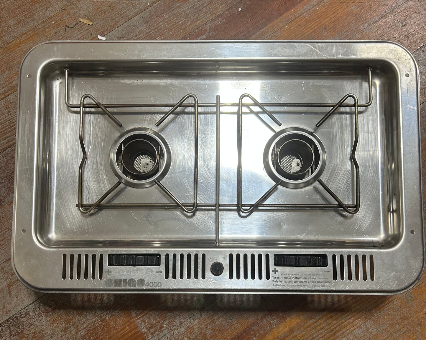 Origo 4000 2 Burner Alcohol Drop In Stove Cooktop Sweden