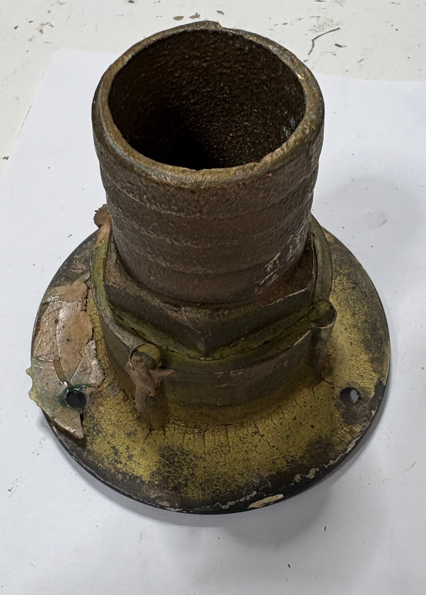 Bronze Gas Fuel Cap / Plug / Deck Fill Plate off Tripp 30