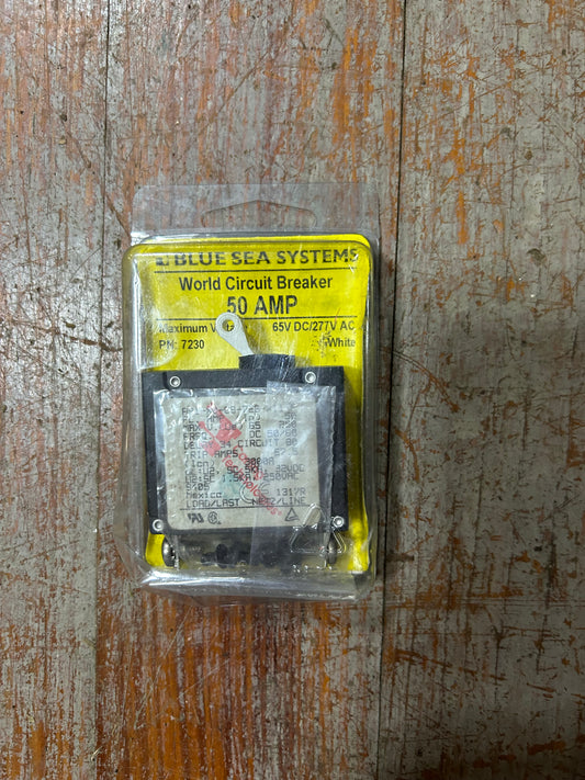 Blue Sea Systems 7230 50A World Circuit Breaker 65V DC / 277V AC