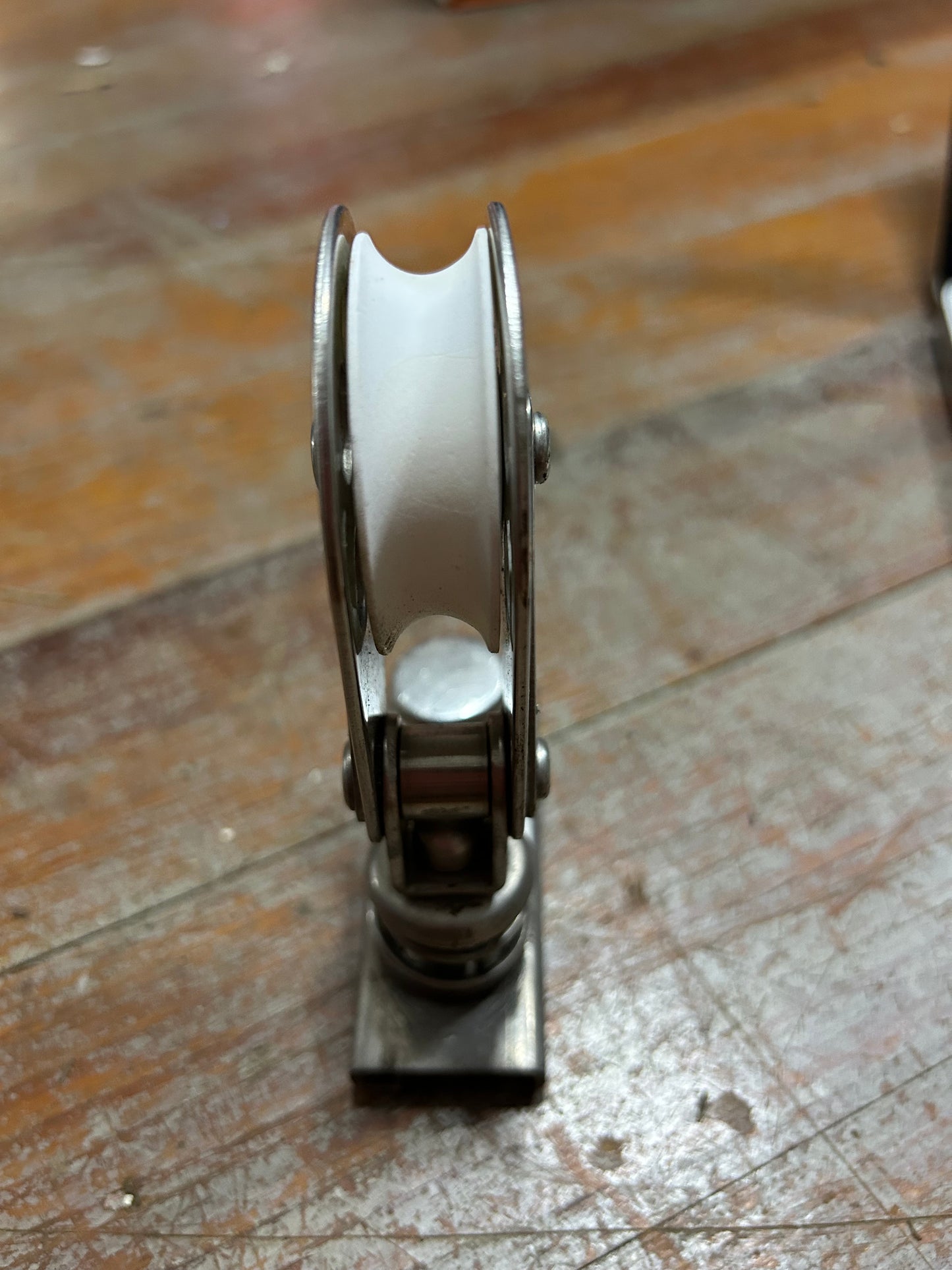 Garhauer Track Car Single Block 1-3/4” Sheave 3/8” Line Max 1-1/8” Track