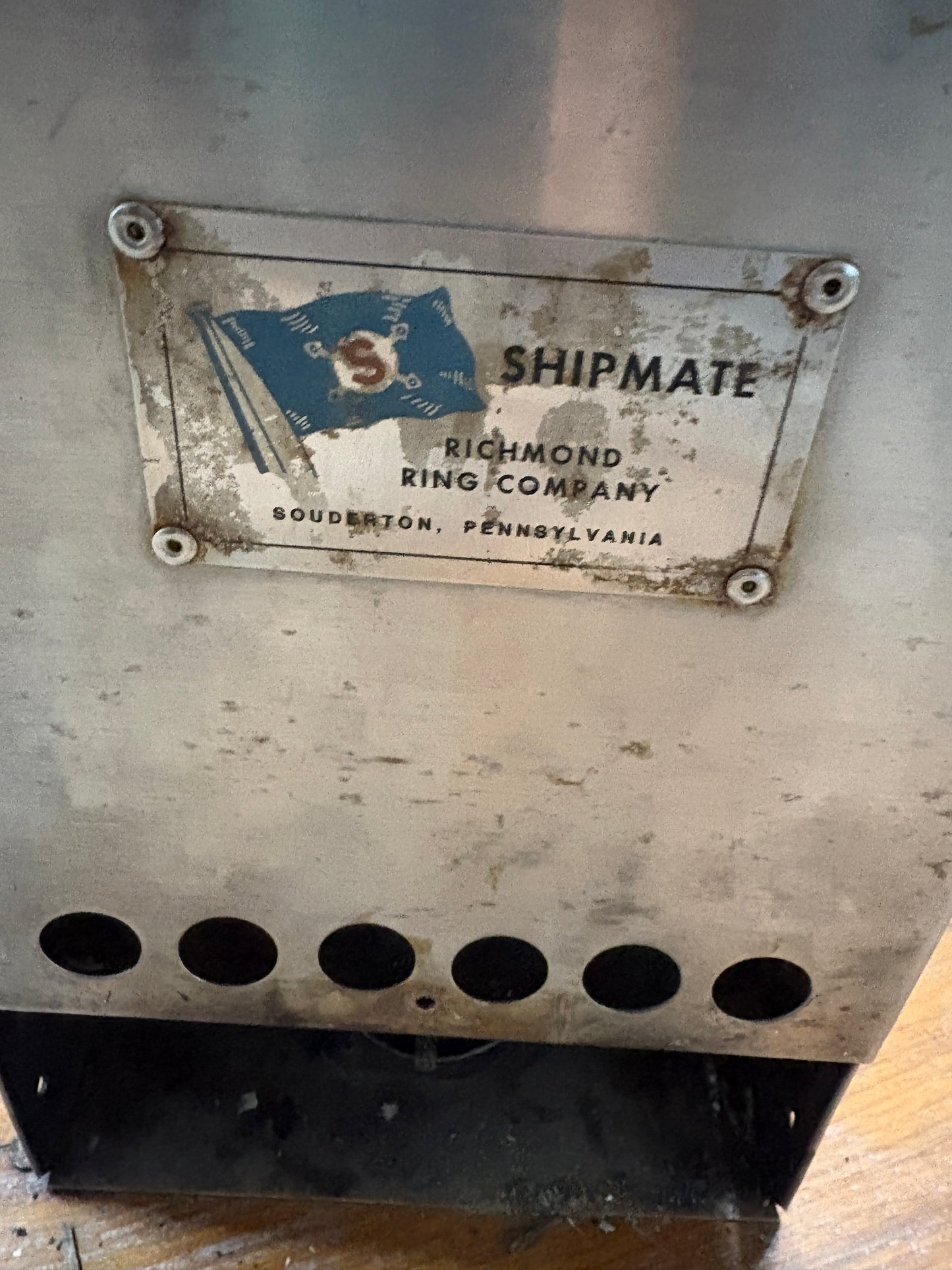 Shipmate Stove off of the Tripp 30