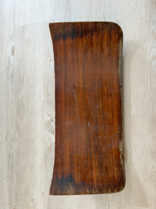 Single Teak Seat / Step - 18" Long x 8" Wide - Varnishing Issues