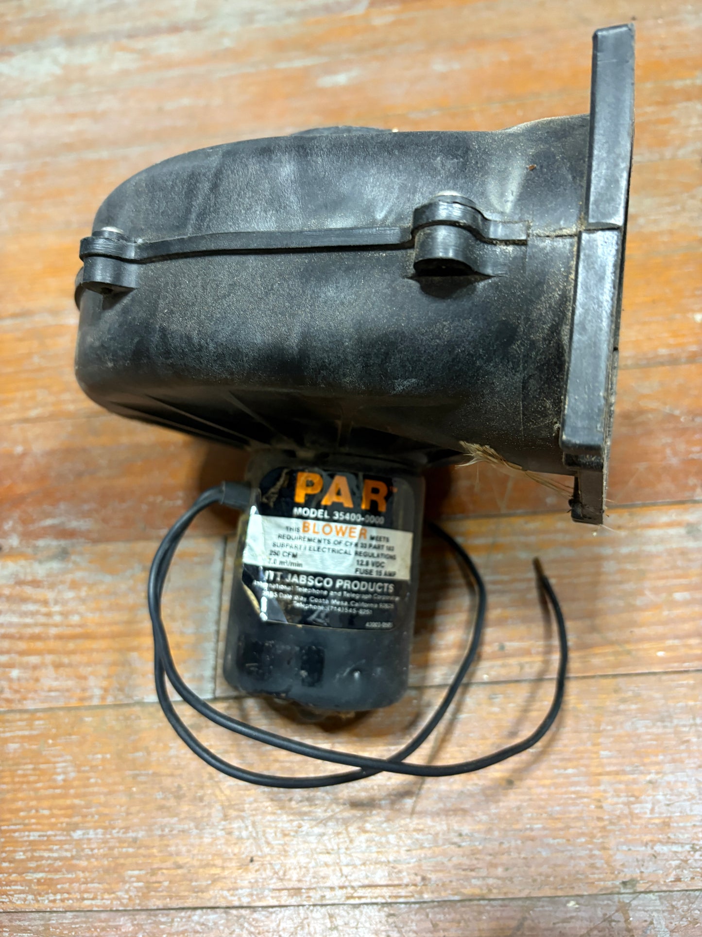 Jabsco PAR MOdel 35400-0000 Blower