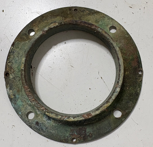 Vintage Bronze Deck Plate from Tripp 30