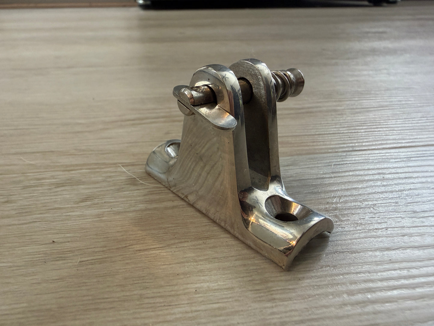 AC Curved Base Bimini Deck Hinge & Spring Pin