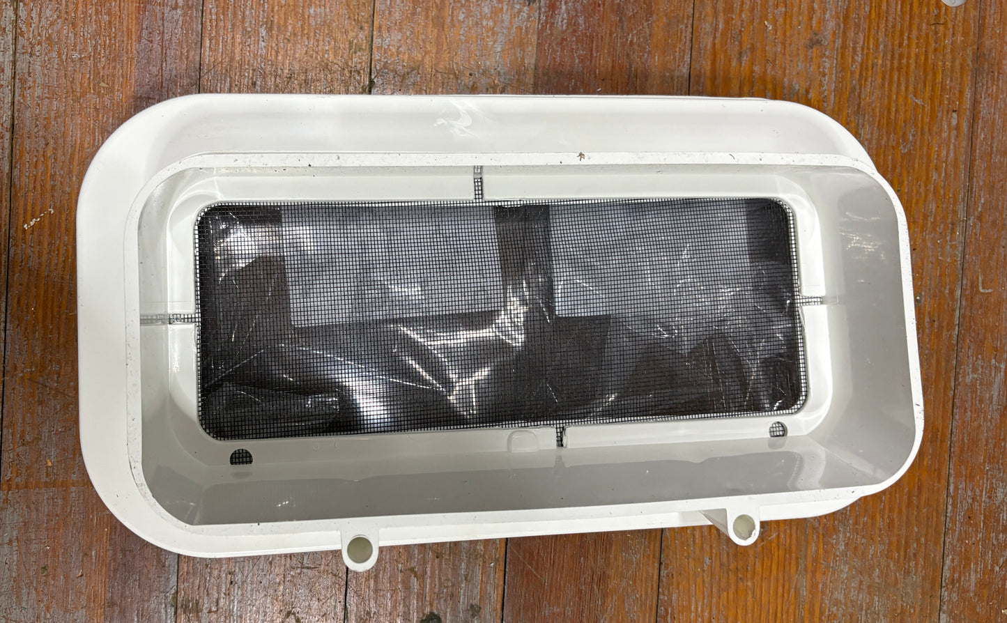 Gray Enterprises White Plastic Portlight  NEW 14 3/4 x 7 3/4"