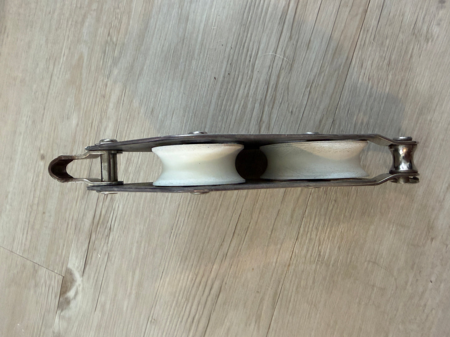 Schaefer Triple Fiddle Block - 1 7/8" & 2" Sheaves - 1/2" Line