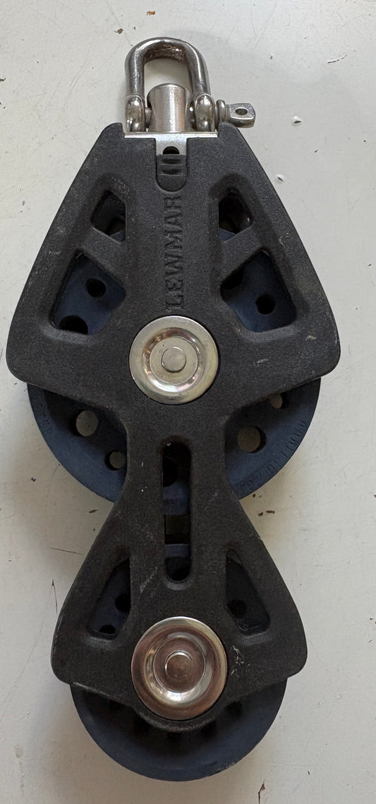 Lewmar 60mm Synchro Block Fiddle- Black