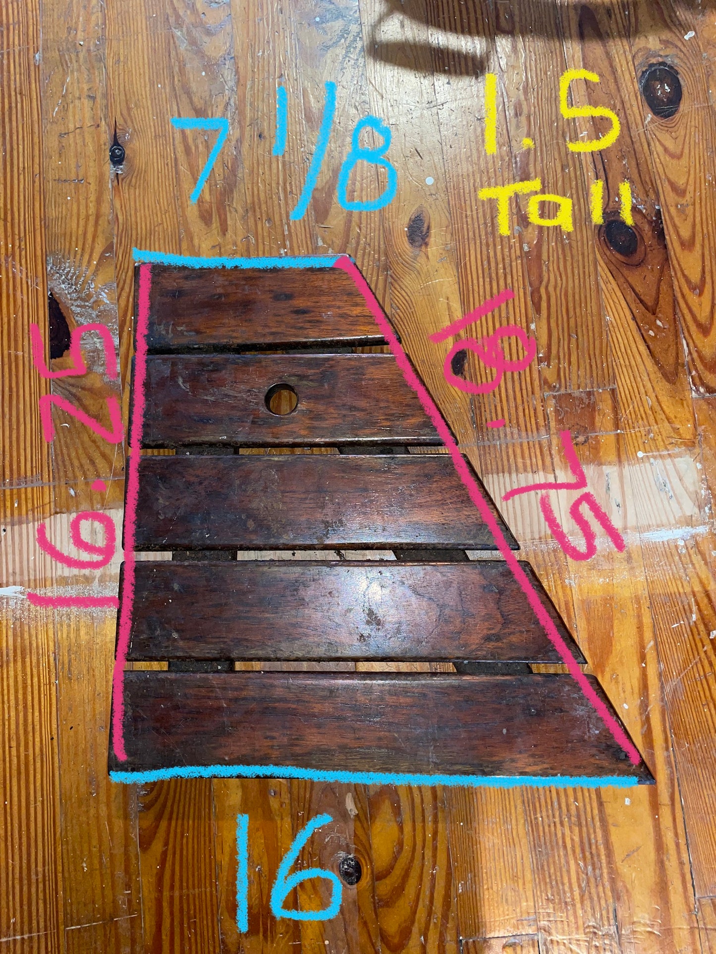 Teak Floor Board Piece Off Sabre 42