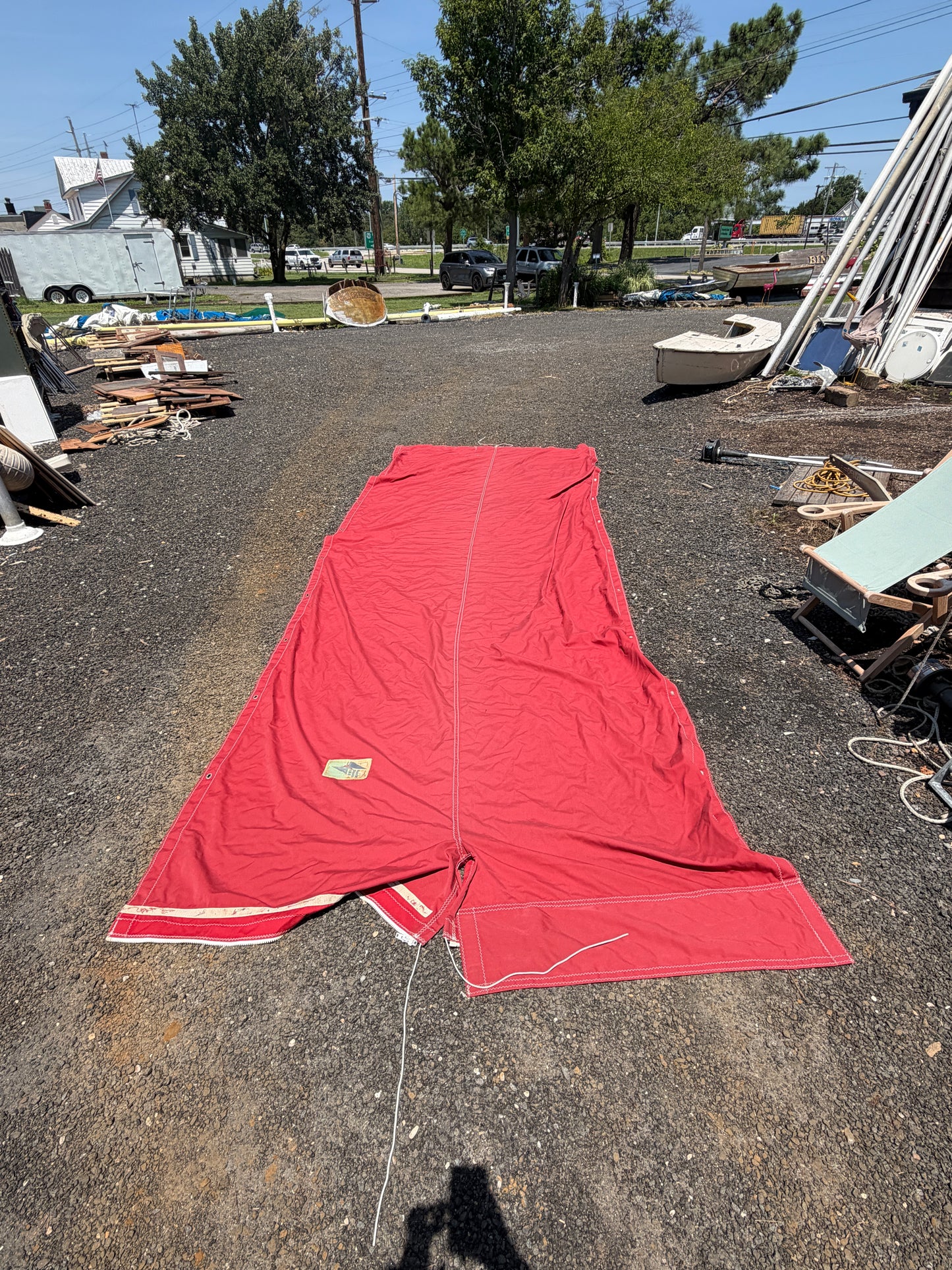 15'8" Red Main Sail Cover